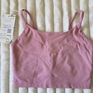 HALARA Pink Girls' Cropped Tank Top